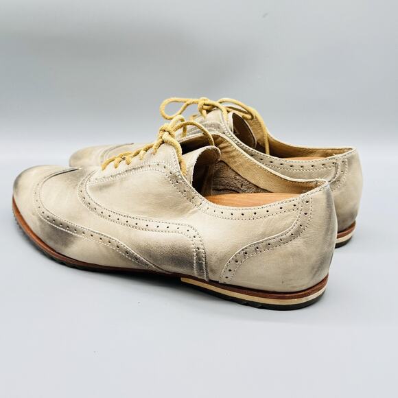 Sorel Shoes Mens 12.5 Beige Leather Wingtip Oxford Brogue Lace Up Casual Sneaker main image 11